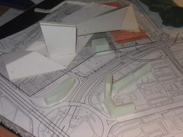 maketas konkursui "Vilniaus Vartai"